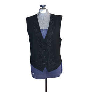 Women's Liz Claiborne Black Vest Size S
